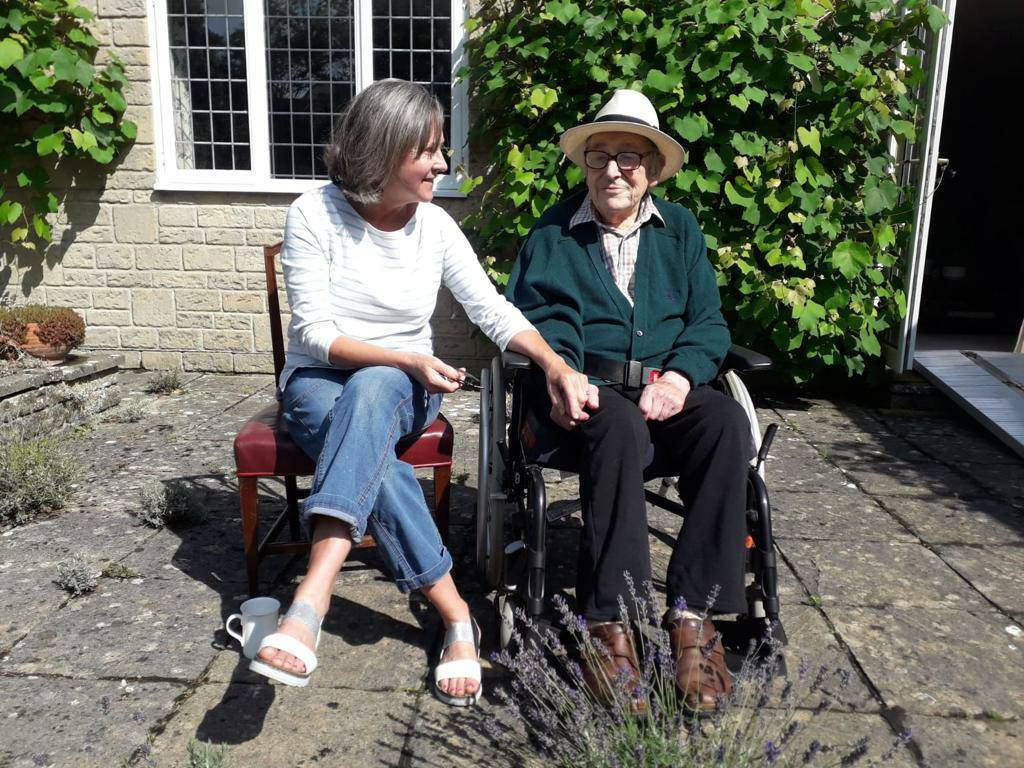 carer with client